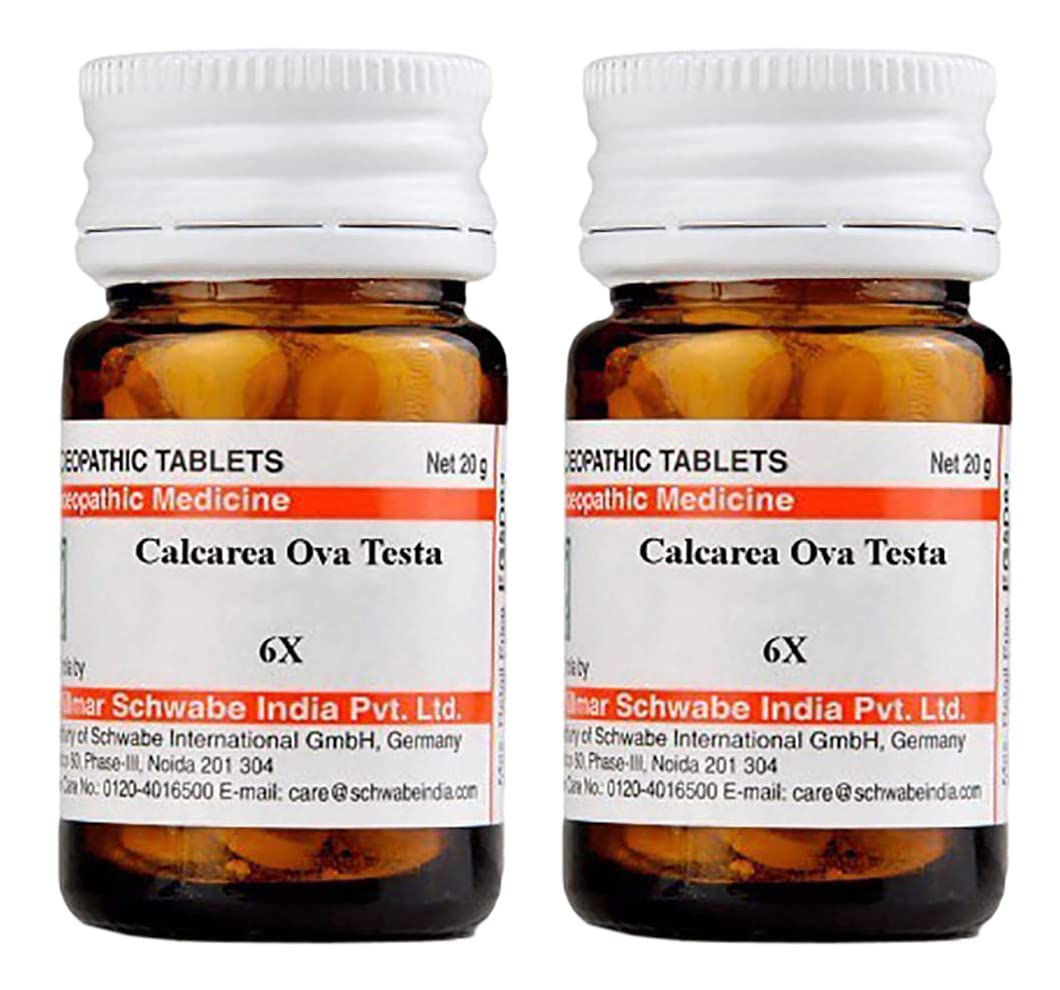 Dr Willmar Schwabe India Calcarea Ova Testa Trituration Tablet - 6X |CAOV006D|