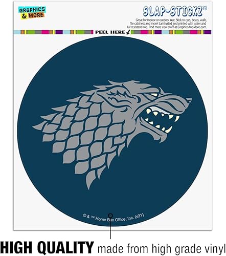 Miniatura 3 de Juego de Tronos Stark Sigil Automotive Car Window Locker - Adhesivo para parachoques