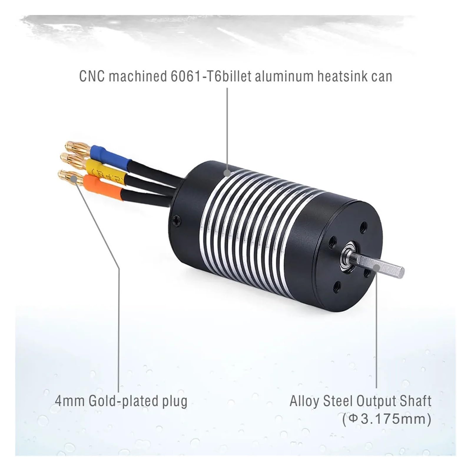 2845 Motor sin escobillas impermeable 3100KV 3800KV 4370KV 5000KV