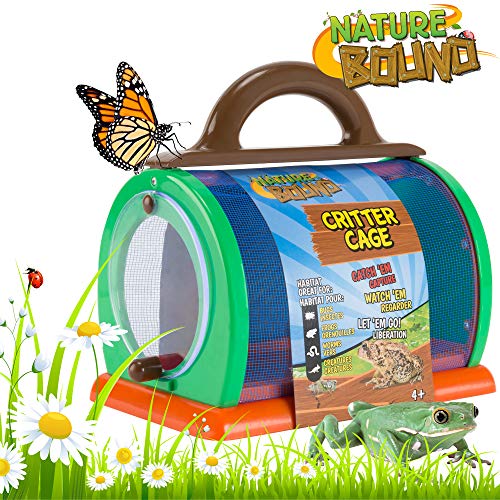 image for Nature Bound Toys Critter Cage Bug Catcher and Habitat Kit, Insect Net