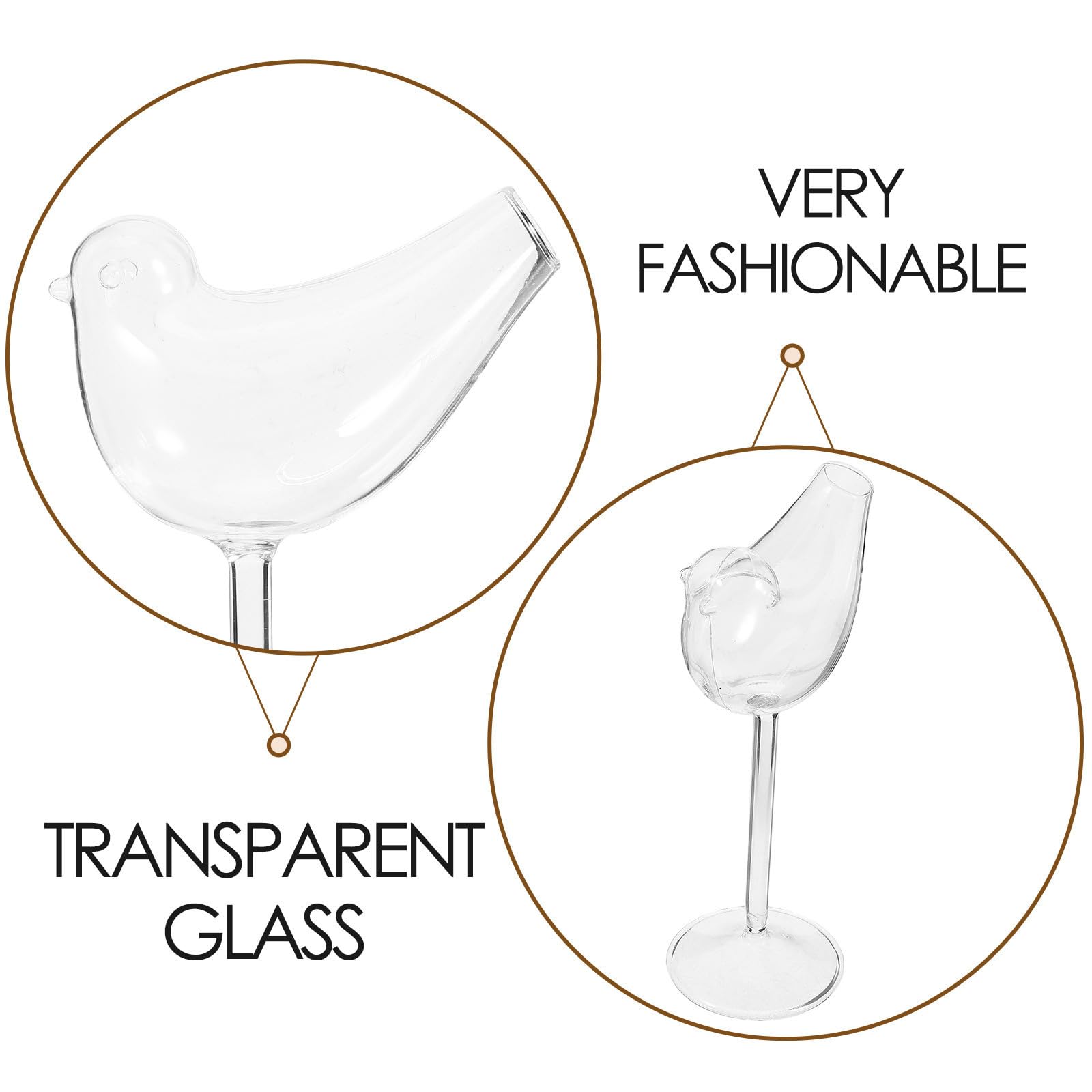 Copas de Cóctel Ahumadas de Cristal, 4 Piezas, para Vino Tinto y Brandy | Taza para Beber Coctel, Copas de Cóctel de Cristal Ahumadas, para Restaurantes y Bodas