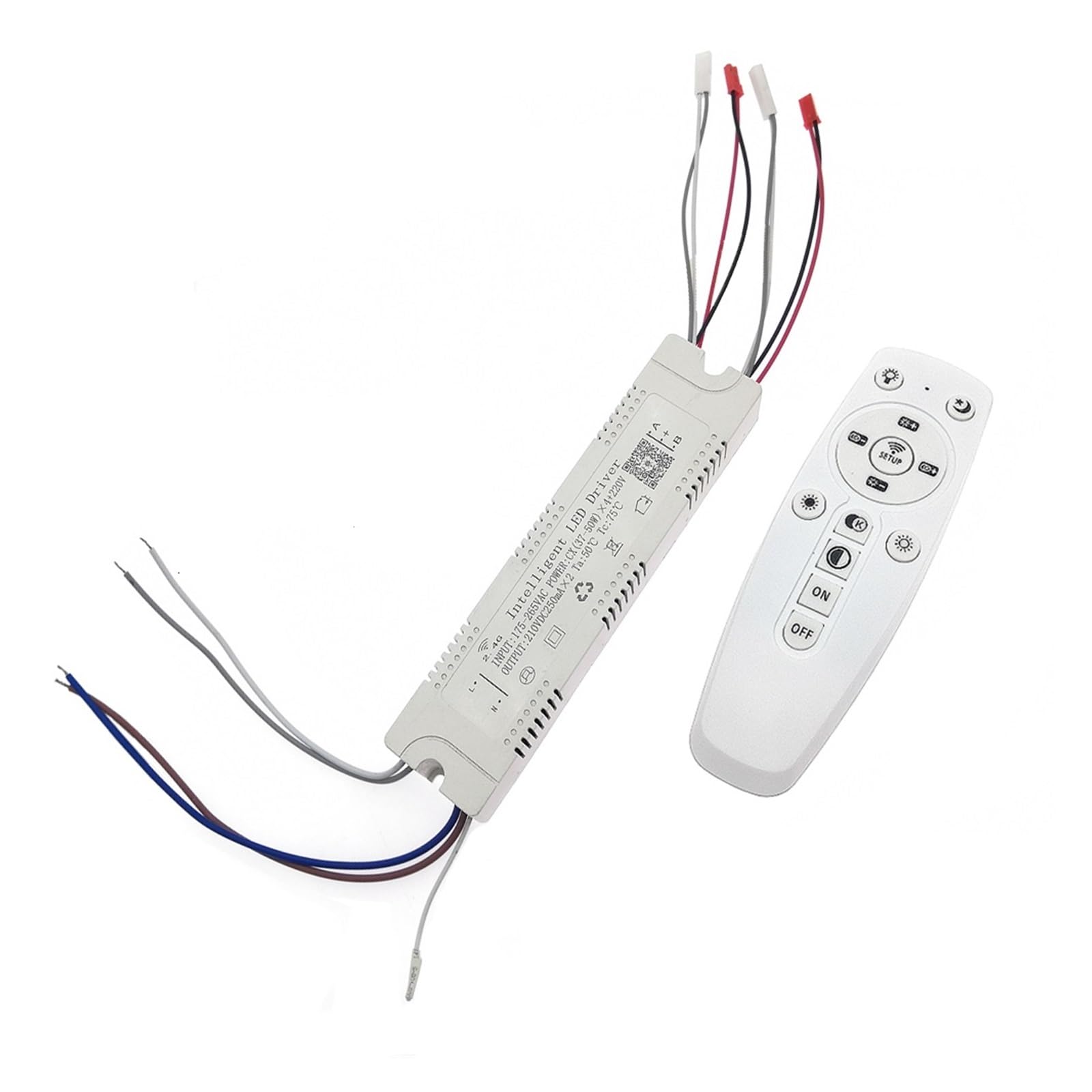 Pilote LED 2.4G 37-50Wx4 pour réparer un plafonnier en panne et régler la couleur