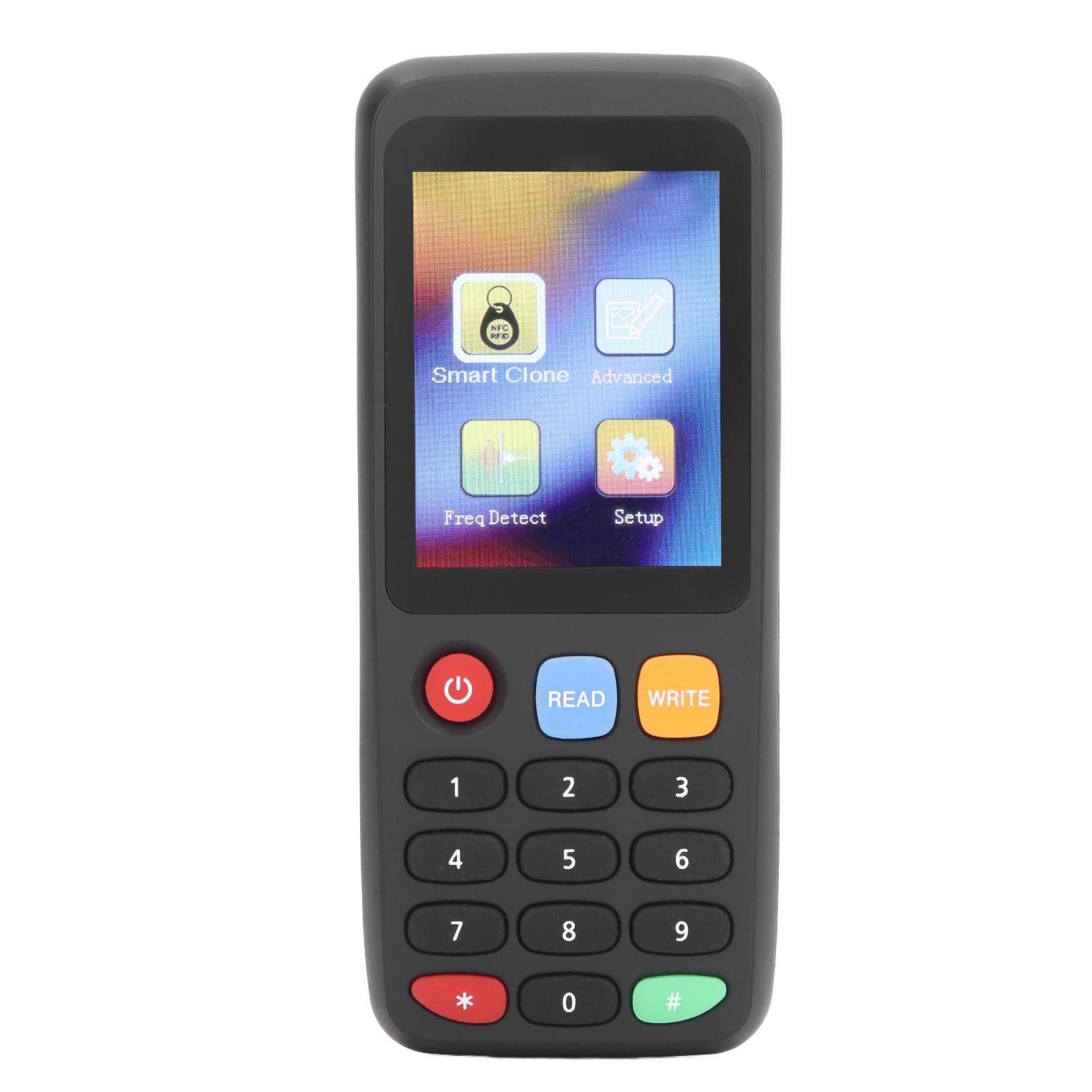 Copieur de Carte USB, Lecteur RFID Portable à Fréquence Complète Duplicateur de Copieur de Carte RFID avec 5 Cartes T5577