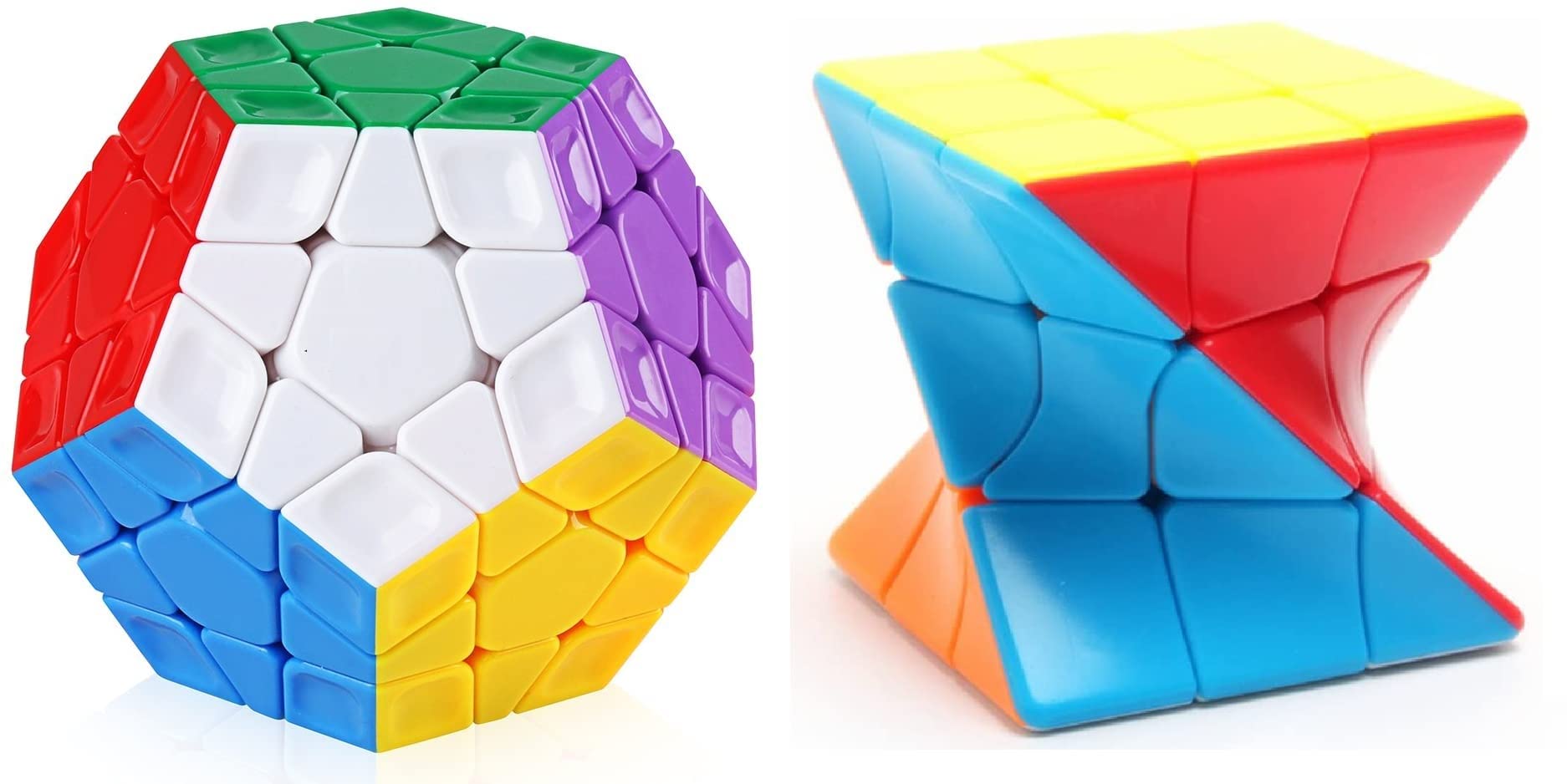 Authfort Twist 3x3 stickerelss Speed Cube 3x3 Megaminx Speed ??Cube Stickerless Pentagonal Combo Pack of 2 (2 Pieces) (B09JSSZXV8) Amazon Price History, Amazon Price Tracker