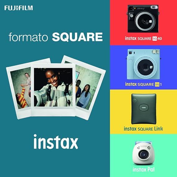 Fujifilm Instax Square Rainbow Film - 10 Exposures (Pack of 2)