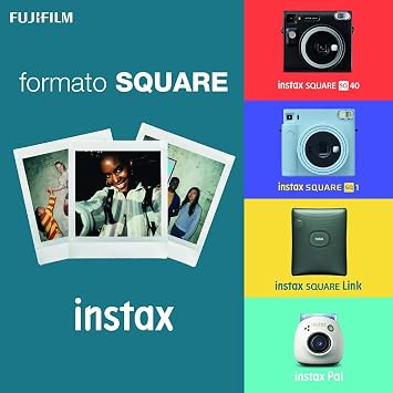Fujifilm Instax Square Rainbow Film - 10 Exposures (Pack of 2)