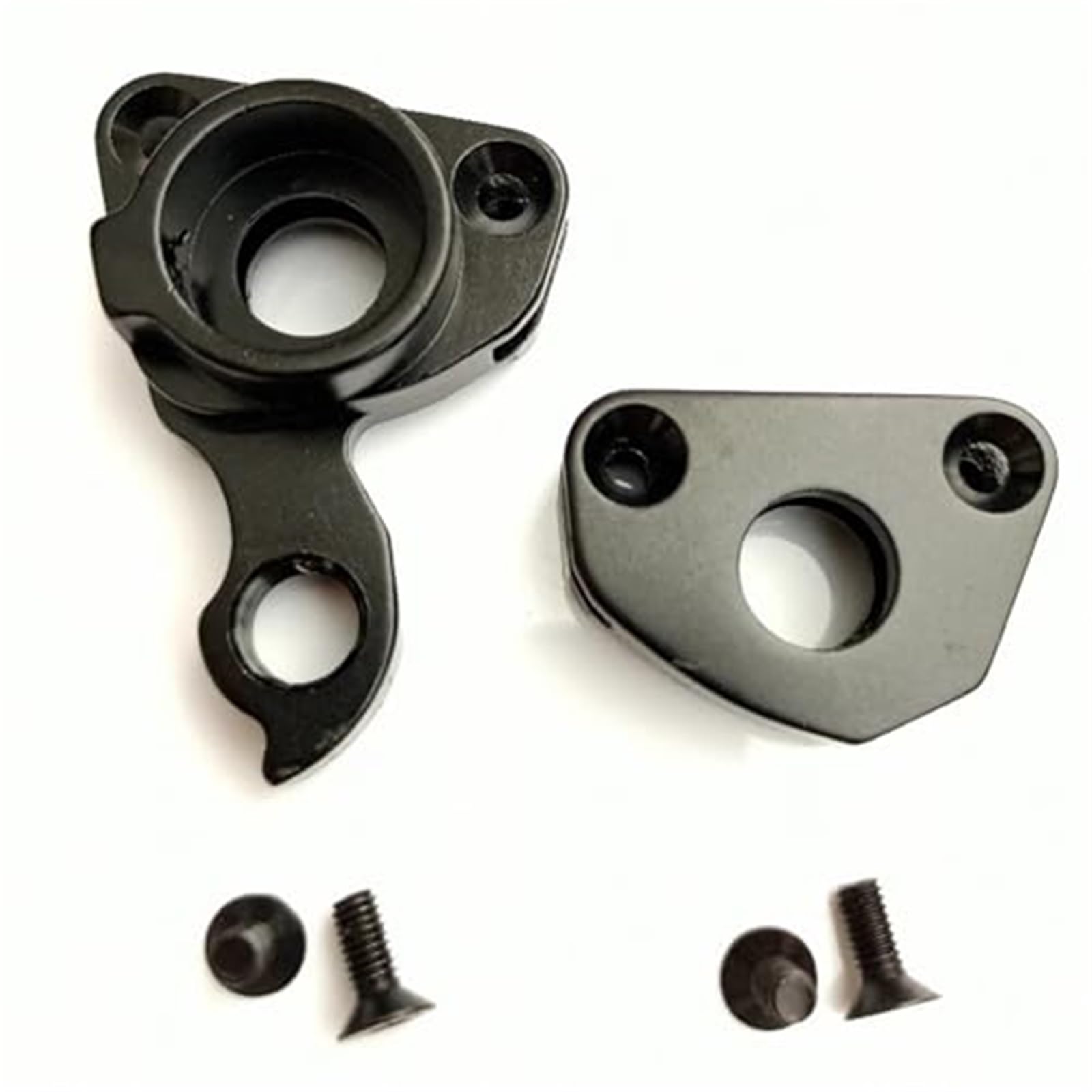 2 szt. Wieszak przerzutki rowerowej tylnej, dla Airwolf, MOTION TIDEACE Coluer Poision WKY geometryczny 142x12mm żwir MTB rama roweru węglowego Wieszak na ogon roweru(BLACK WGH472P2)