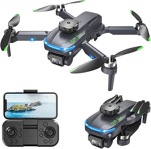 New Version Drone with 4K HD FPV Dual Camera, Aerial Photography UAV with WiFi FPV, One Key Return, Intelligent Obstacle Avoidance, Mobile Phone