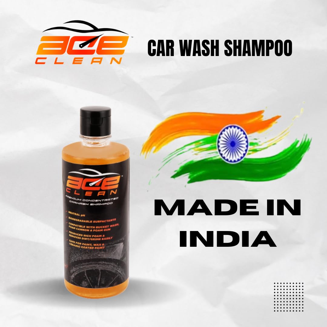タカラベルモントShampoo Ace Ace Clean MAGIC Wash Plus Wax Car Shampoo Concentrate & Bike Wash