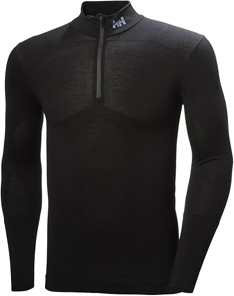 Amazon.com: Helly-Hansen Hh LIFA Merino Wool Seamless Baselayer 1/2 Zip Top : Clothing, Shoes 