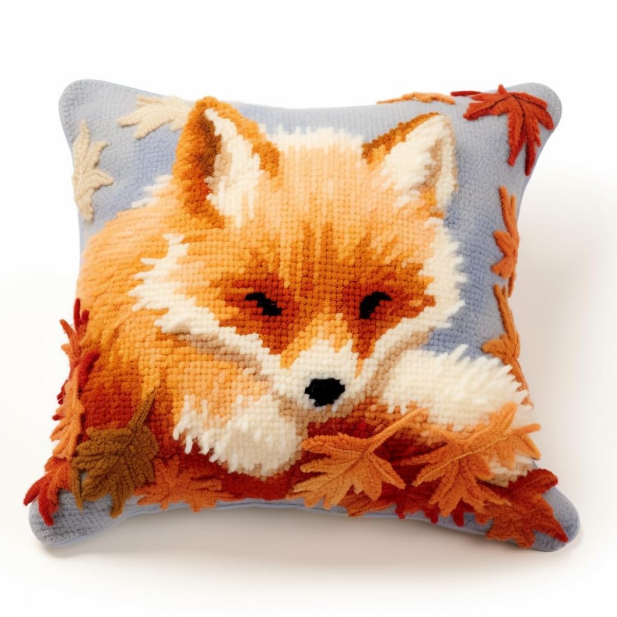 Taxpy DIY Knüpfkissen Set - Häkelset Mit Flammen Und Fußball Motiv