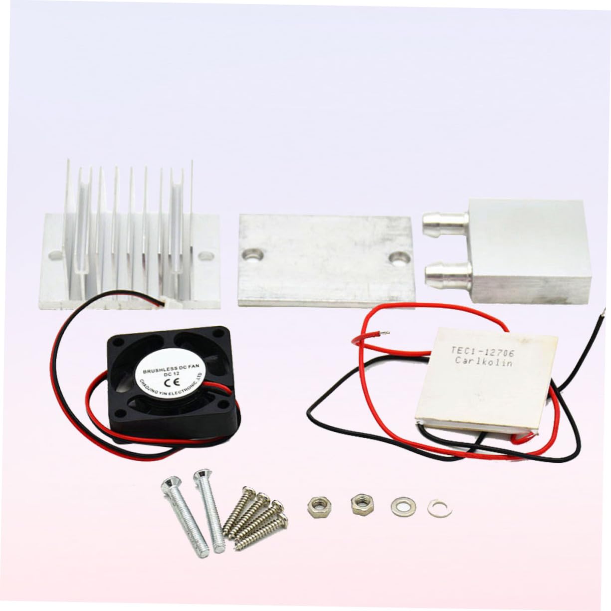 Termoelettrico Tec1-12706 60w Mini, Kit Raffreddamento | Acqua Diy, Struttura Sigillata, Resistenza Interna 2, 1-2, 4ω, Ventola Dc 12v
