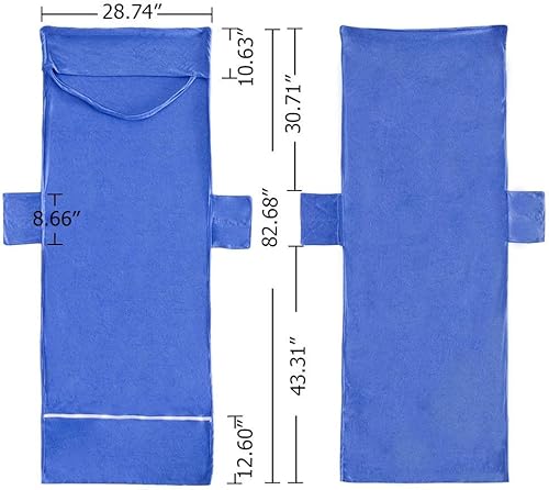 Miniatura 4 de Funda Vocool para silla de piscina, toalla de playa, bolsillo elástico ajustable, no se desliza