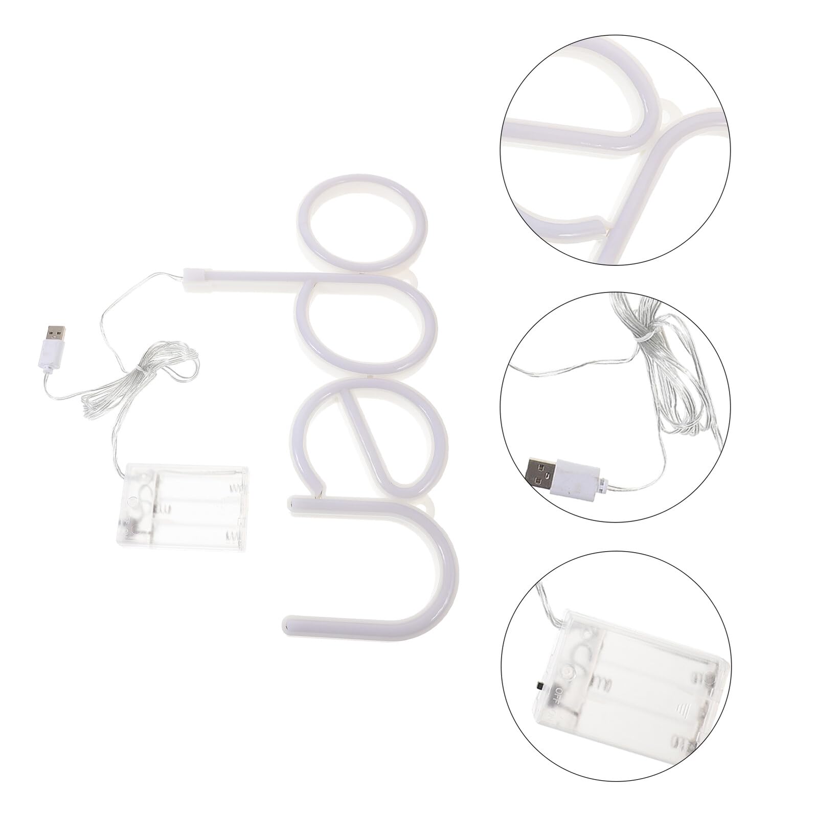 Artibetter Letrero de Neón con Luz LED para Pared Alimentado por Usb, Decoración Llamativa Adecuada para Fiestas y Dormitorio Material Pvc Resistente y Certificación Ip42
