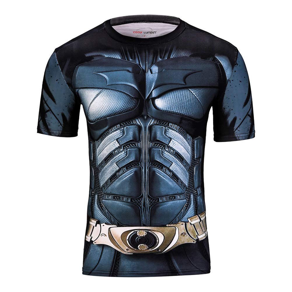 Dri Fit Slim Batman Marvel Superhero Birthday Cosplay Costume