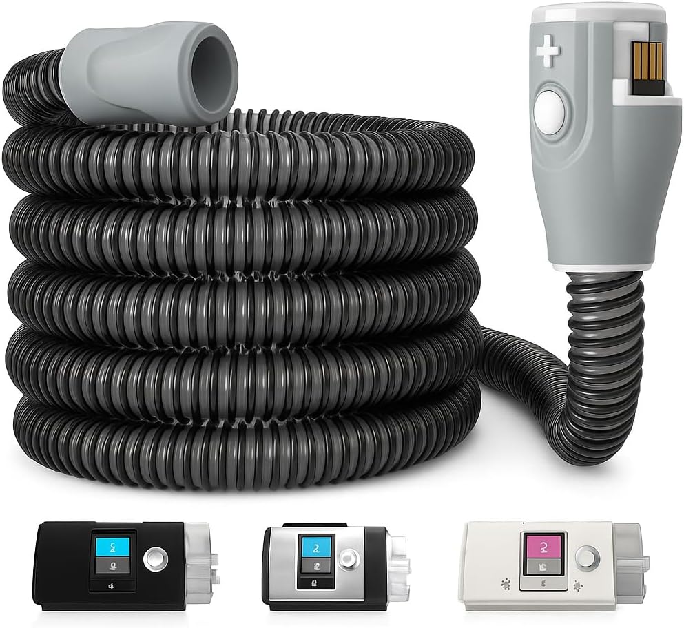 ZURNMED® Climate-Line Air Hose for AirSense 10 & AirCurve 10 (6.5 ft / 2 m) – Premium CPAP Tubing Replacement – Flexible, Leak-Free Hose for Restful Sleep (S10 Models Only)