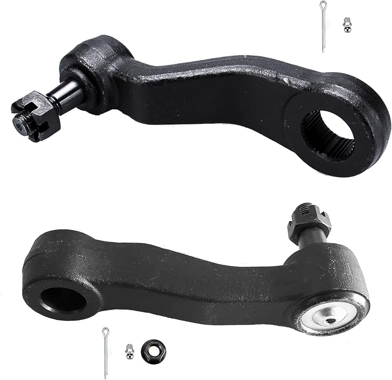 Kit Braço Pitman e Braço Auxiliar HHCM com estrias de 3 ranhuras para Chevrolet Silverado 3500 2001–2006 – 2 peças