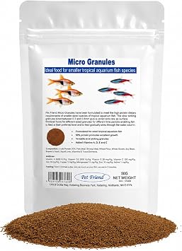 Micro Granules 50g Slow Sinking Food For Neon Tetra Fish