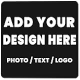 Custom Mouse Pad with Photo & Text – Personalized Waterproof & Non-Slip Neoprene Desk Mat for Office, Gaming, or Gift Use