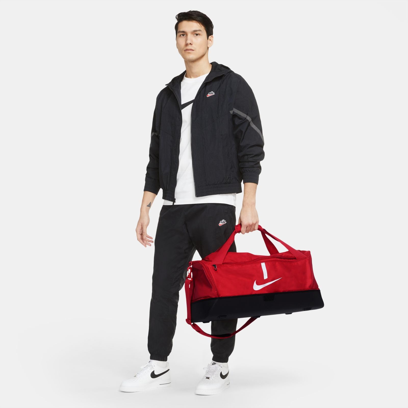 NIKE CU8087 NK ACDMY TEAM L HDCS - SP21 Uomo, university red/black/(white) EU MISC
