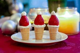 Joy Ice Cream Cones - Pack of 2 - Mini Flat Bottom Cups - With 4 Bonus Ice Cream Stickers - 42 ct Boxes