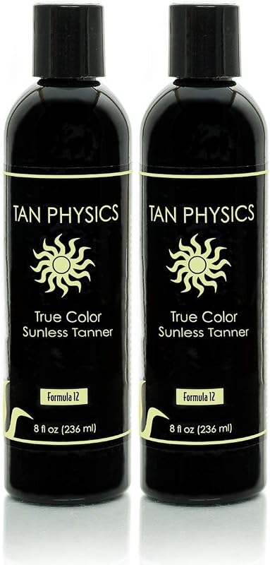 Lote de 2 lociones bronceadoras autobronceadoras sin sol Tan Physics True Color (Tan Physics (paquete de 2))