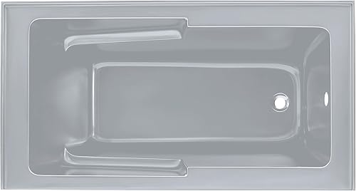 Vista 296 de Swiss Madison Well Made Forever SM-AB540MB Voltaire - Bañera de alcoba con faldón, 60 x 30 pulgadas, negro mate Mate negro