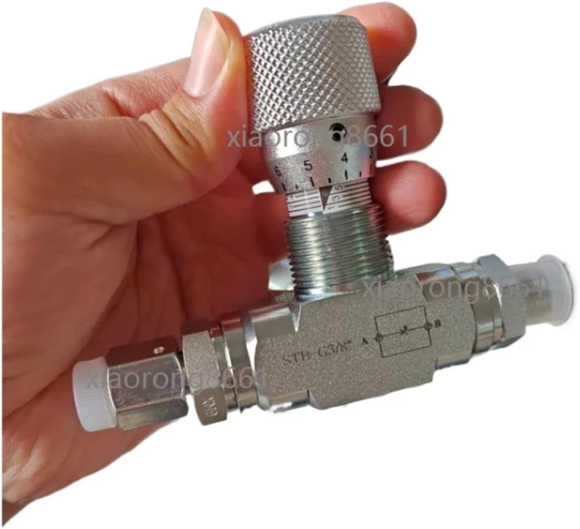 Bidirectional Hydraulic Restrictor Valve STB-G3/8 - Flow Control Valve with L08 Connector