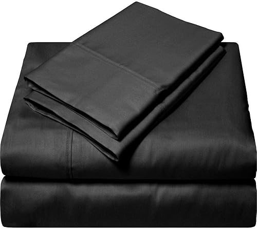 Miniatura 7 de Yarns of Cotton Juego de sábanas para sofá cama tamaño Queen color gris elefante, 100% algodón egipcio, juego de sábanas de 4 piezas, se adapta a