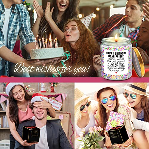 Happy Birthday Gifts For Women, Best Friends, Bff Friendship Gifts For Women Friends Gifts For Women, Best Friends, Her, Female, Sister, Coworker, Classmate, Bestie Present Christmas Candles Gifts #TOP5