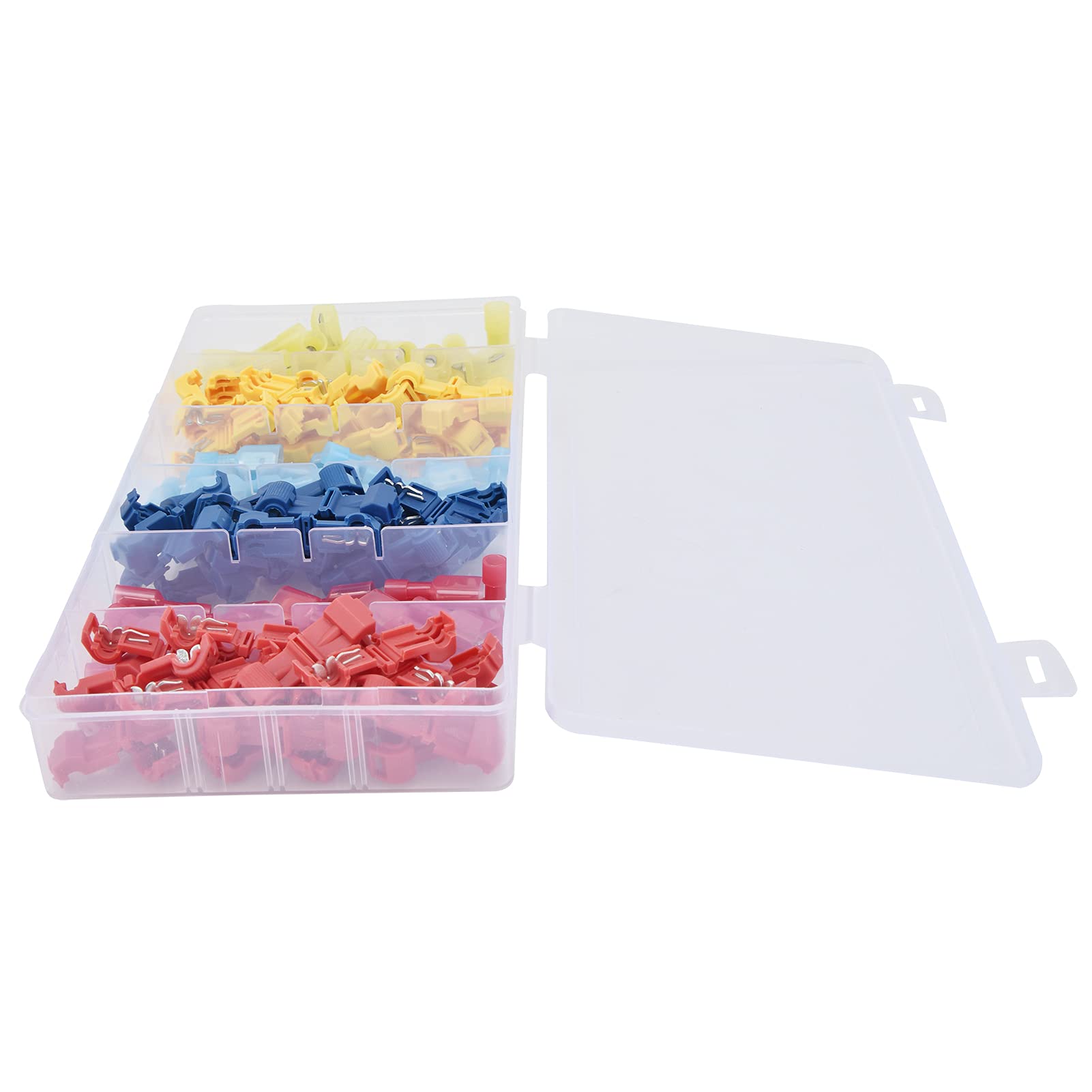 needlid T-Tap Wire Connectors, Wire Tap Connectors with Storage Box for Watercraft for Electrical for Boat for Electronics(240pcs boxed)