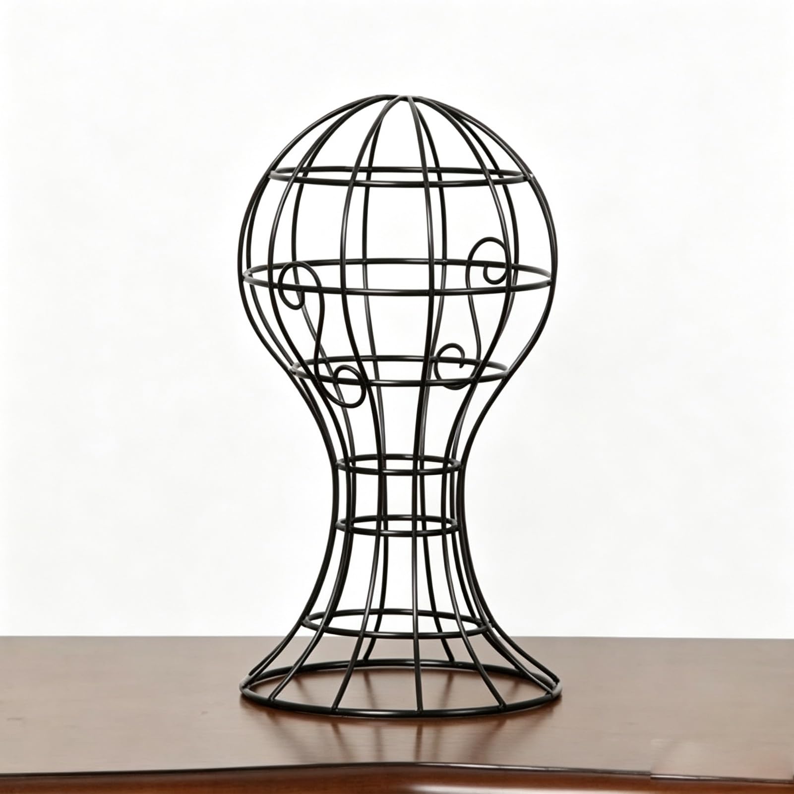 YAOHY Wrought Iron Hat Display Stand, Wig Stand, Hat Rack for Retail Gold, Wig Holders, Hats Holder Stand, Home and Store Display Racks