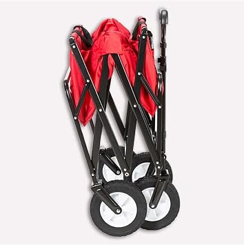 Keter Beach Waggon Katlanır Taşıma Arabası Kırmızı Polyester