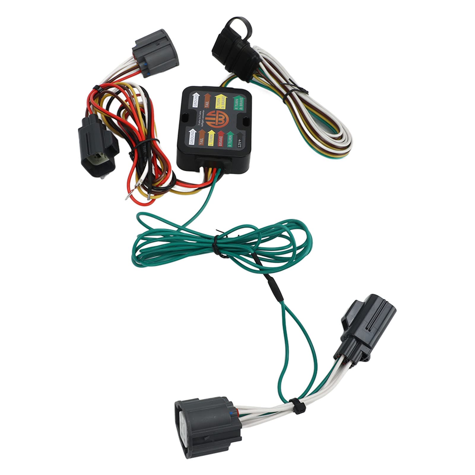4-pinowa Wiązka Przewodów Przyczepy, materiał ABS, Złącze Przyczepy Typu Plug and Play, 56140 dla Hatchback 2012-2014