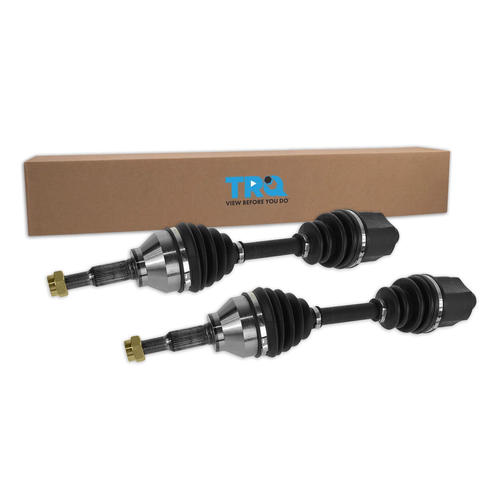 TRQ Front Driver &amp; Passenger Side CV Axle Assembly Set
