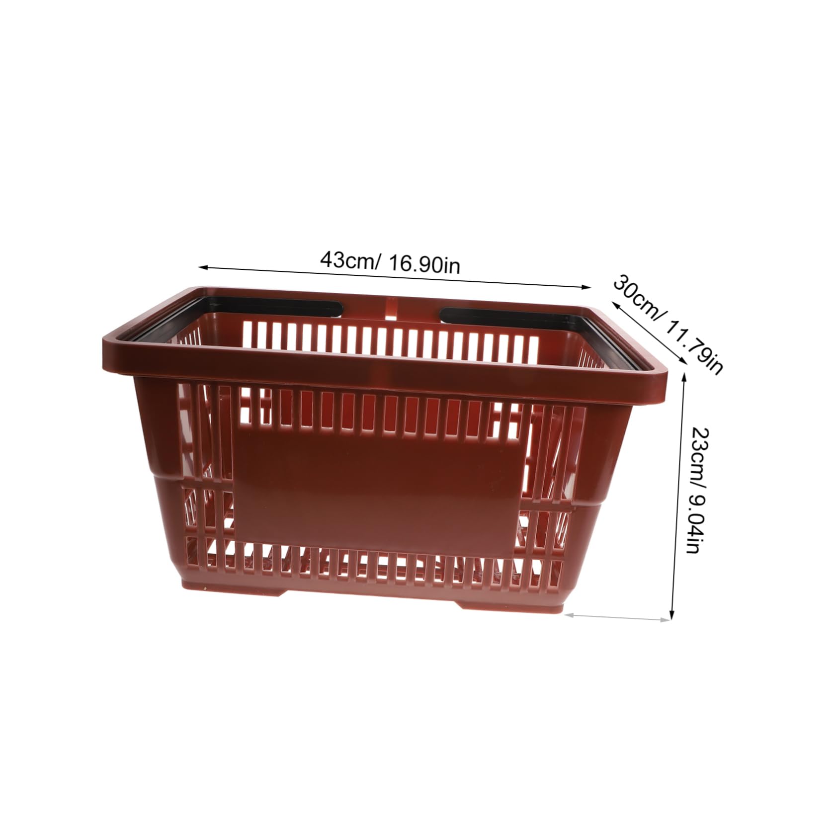 iplusmile Cestino per Acquisti Cestino da Scrivania Manico per Riporre Oggetti Vari Organizzatore Portatile Resistente