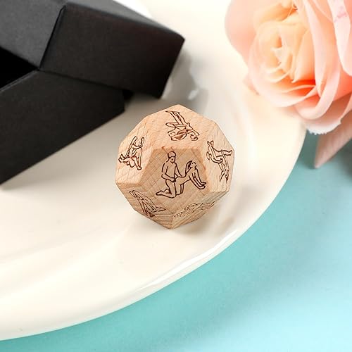 Miniatura 3 de 12 dados laterales para parejas para regalo del día de San Valentín, regalos de Navidad, aniversario, cita, noche, para él, regalos de cumpleaños de