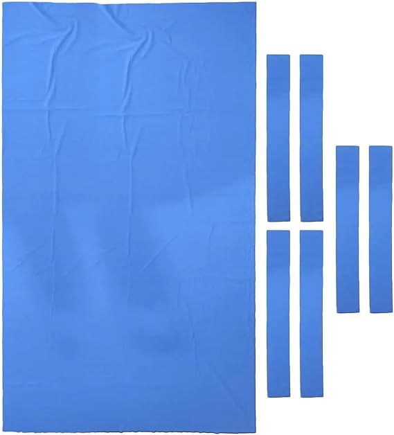 Billiard Cloth 9ft 0.9mm Thick Performance Pool Table Felt Billiard Cloth with 6 Strip Replacement
