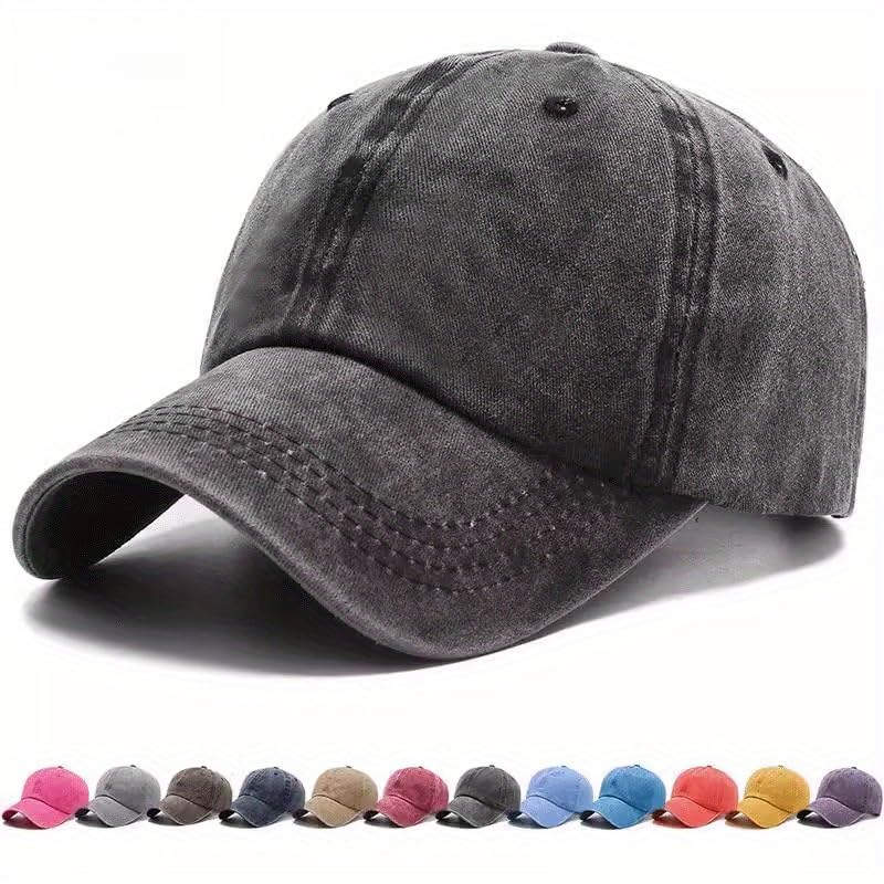 Image of 1PC Classic Unisex Adjustable Cap in Solid Color