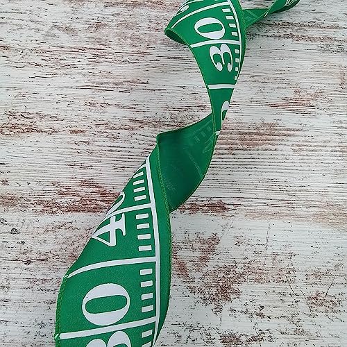 RG Ribbon Green Football Field Marker Wired Ribbon, 2.5