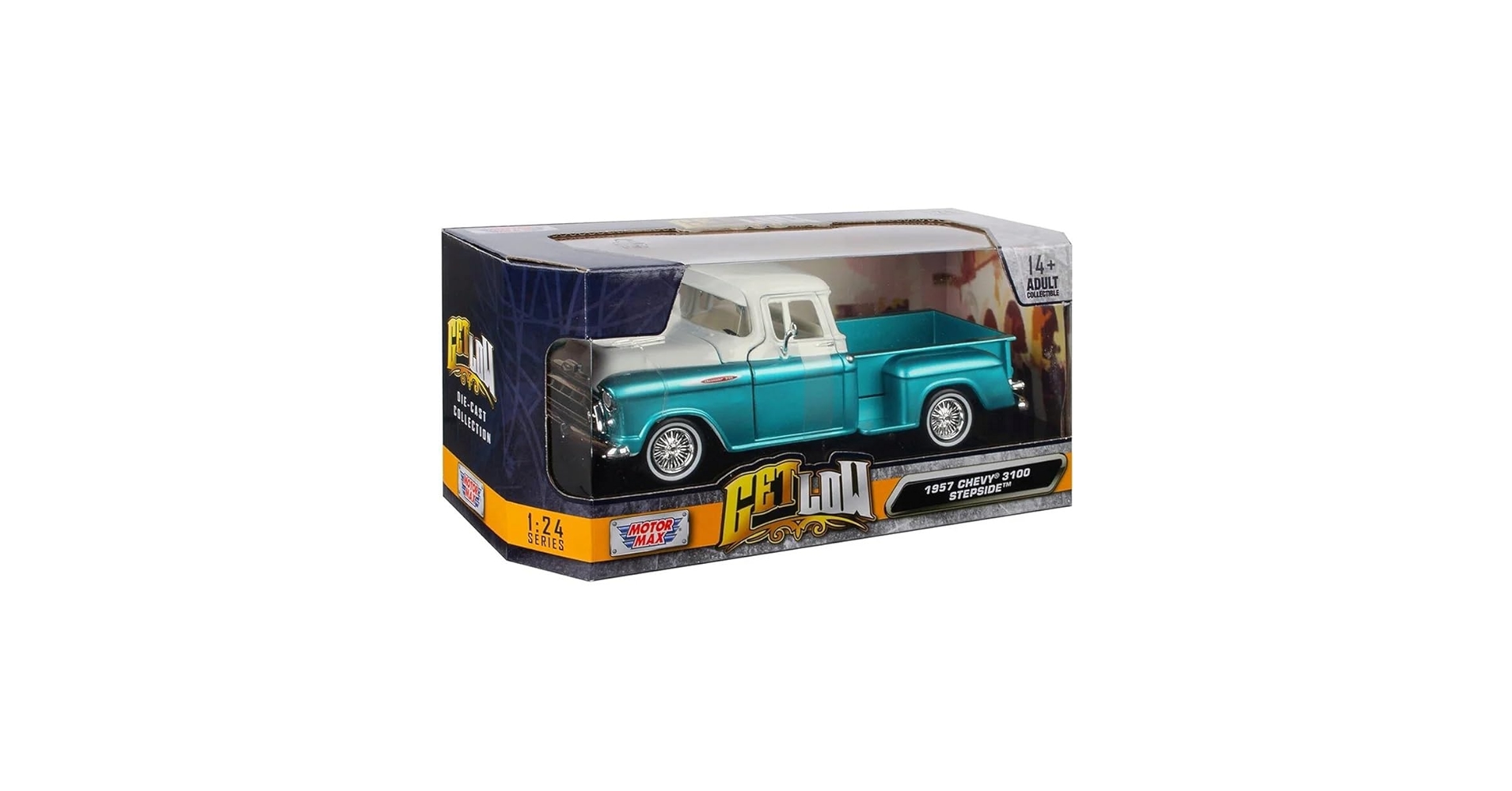 Amazon.com: 1957 Chevy 3100 Stepside Pickup Truck Lowrider