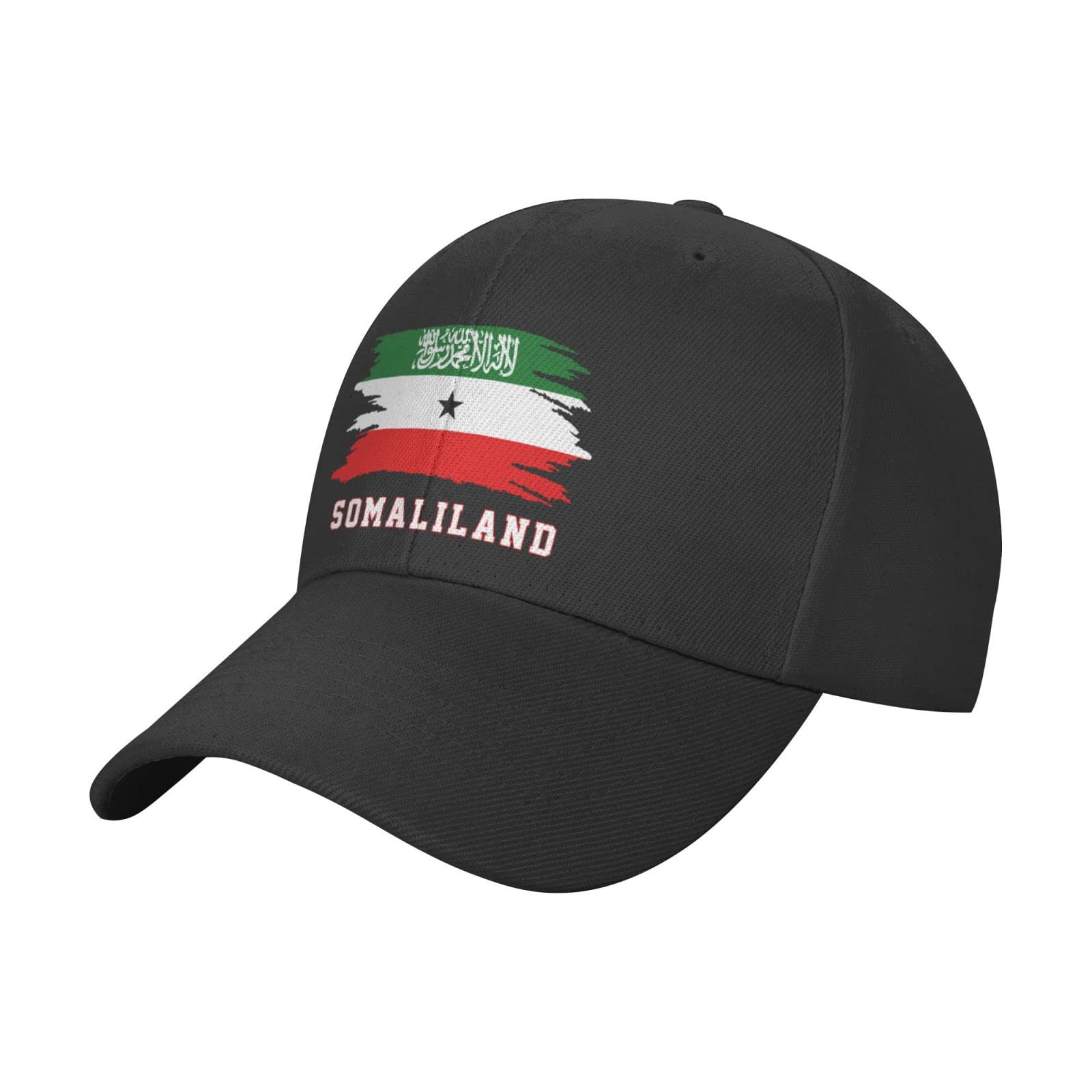 RFSHOP Somaliland Flag Cool Fans Baseball Cap Adjustable Sports Hat Unisex Black Patriotic Dad Trucker Hat