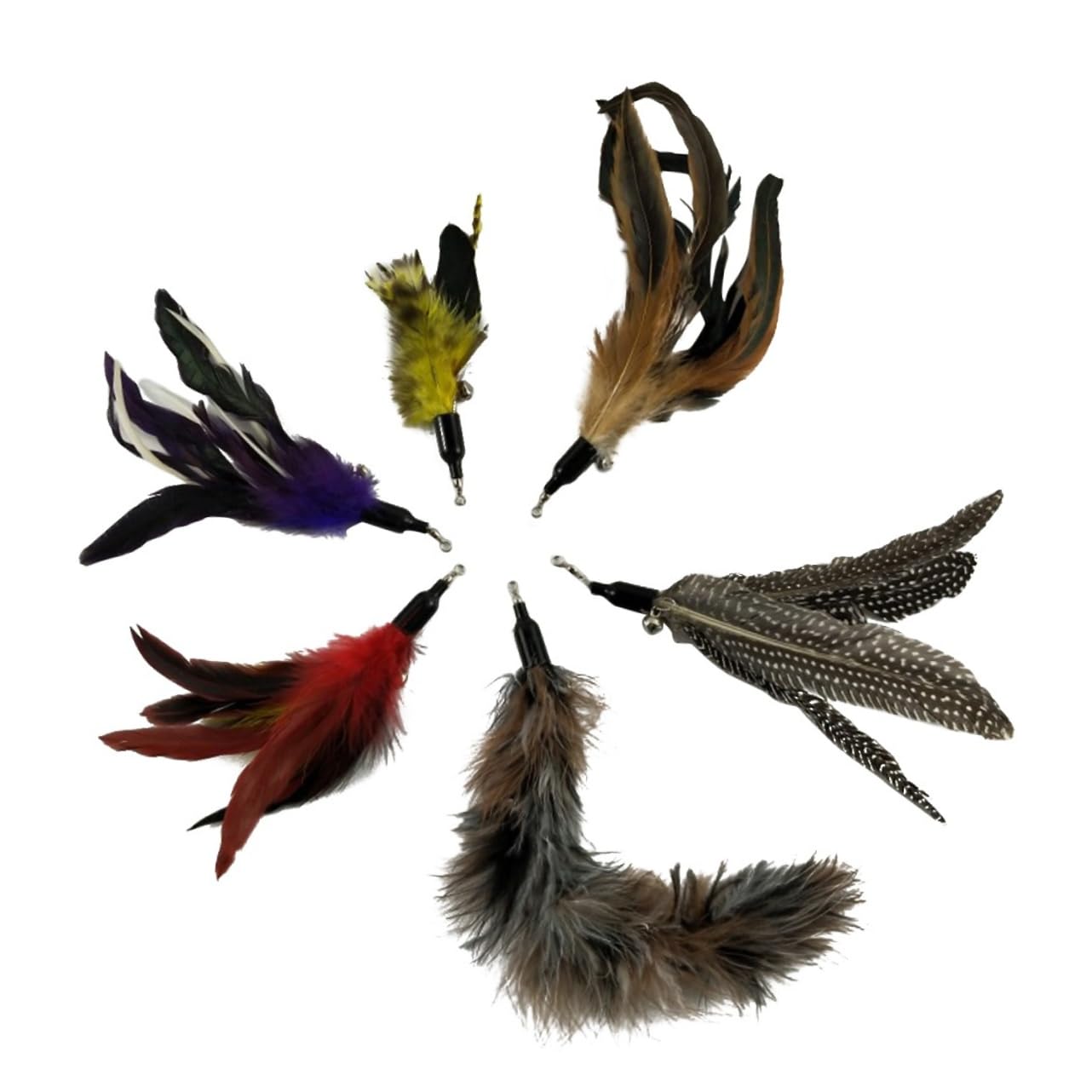 18pièces Cat Teaser Refill Set avec Accessoires pour Jouets à Canne pour Et Aléatoires