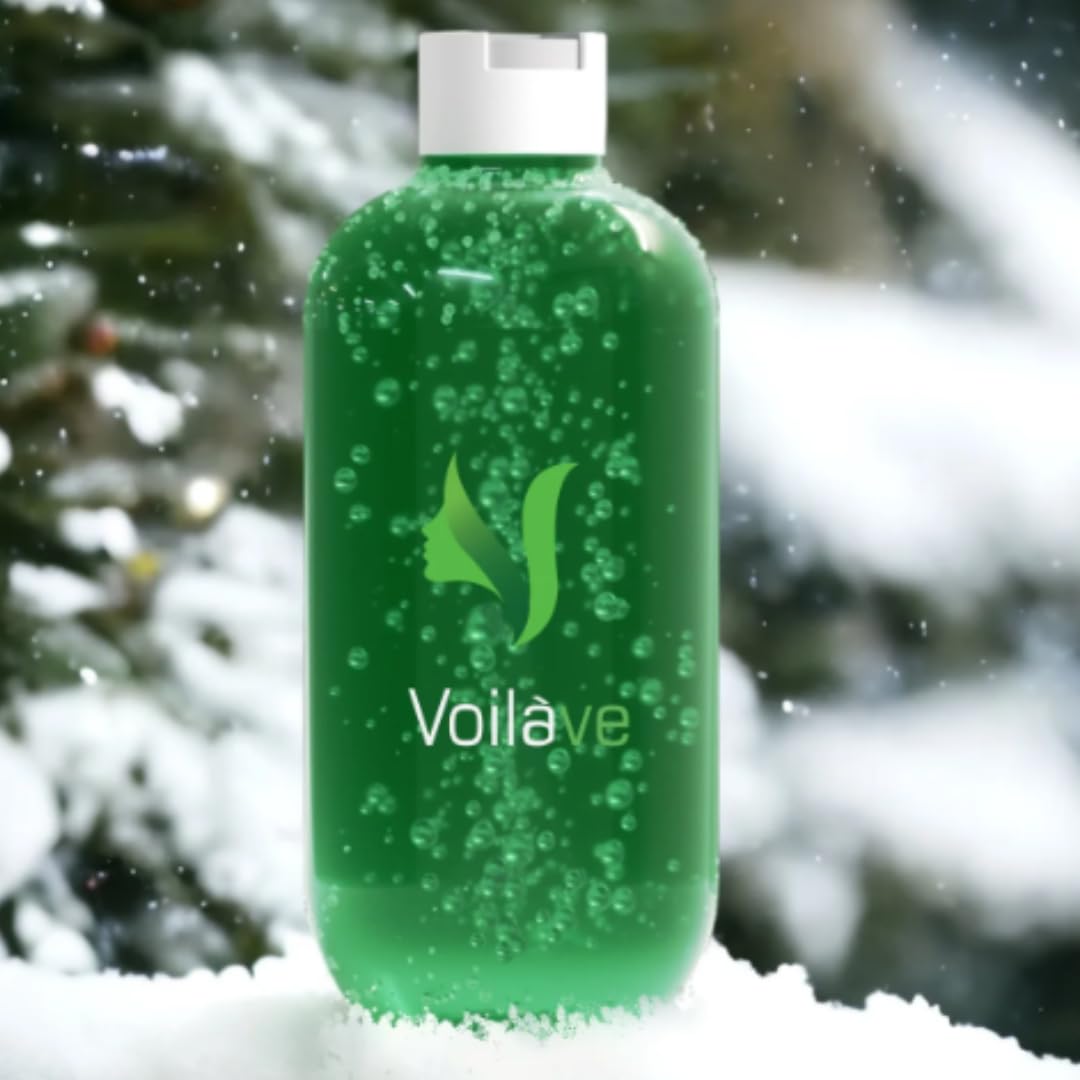 VoilaVeAloe Vera Gel – Hydrating & Soothing, Fast-Absorbing, Lightweight, Refreshing Sensation, Multi-Purpose for Face, Body & Hair – 8oz / 250ml