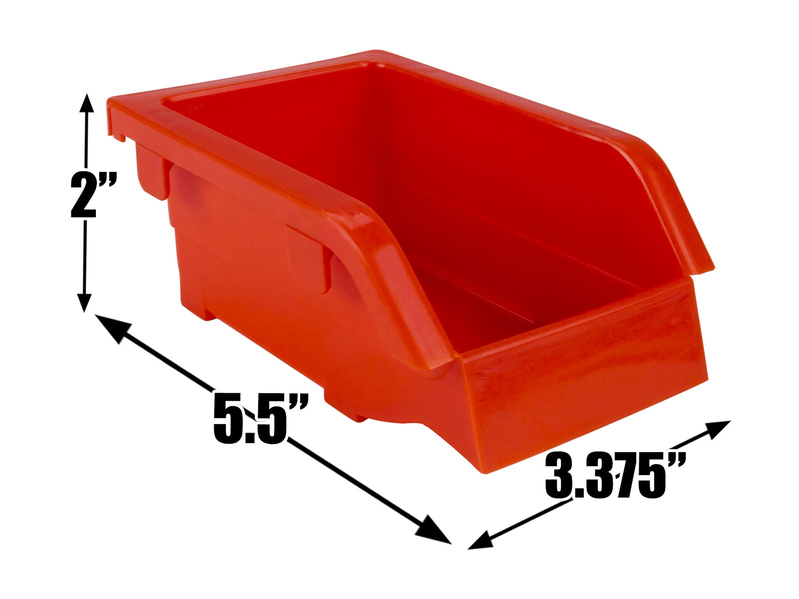 Erie Tools Red Replacement Parts Bin For ETD-PB-090 Measures 5-1/2