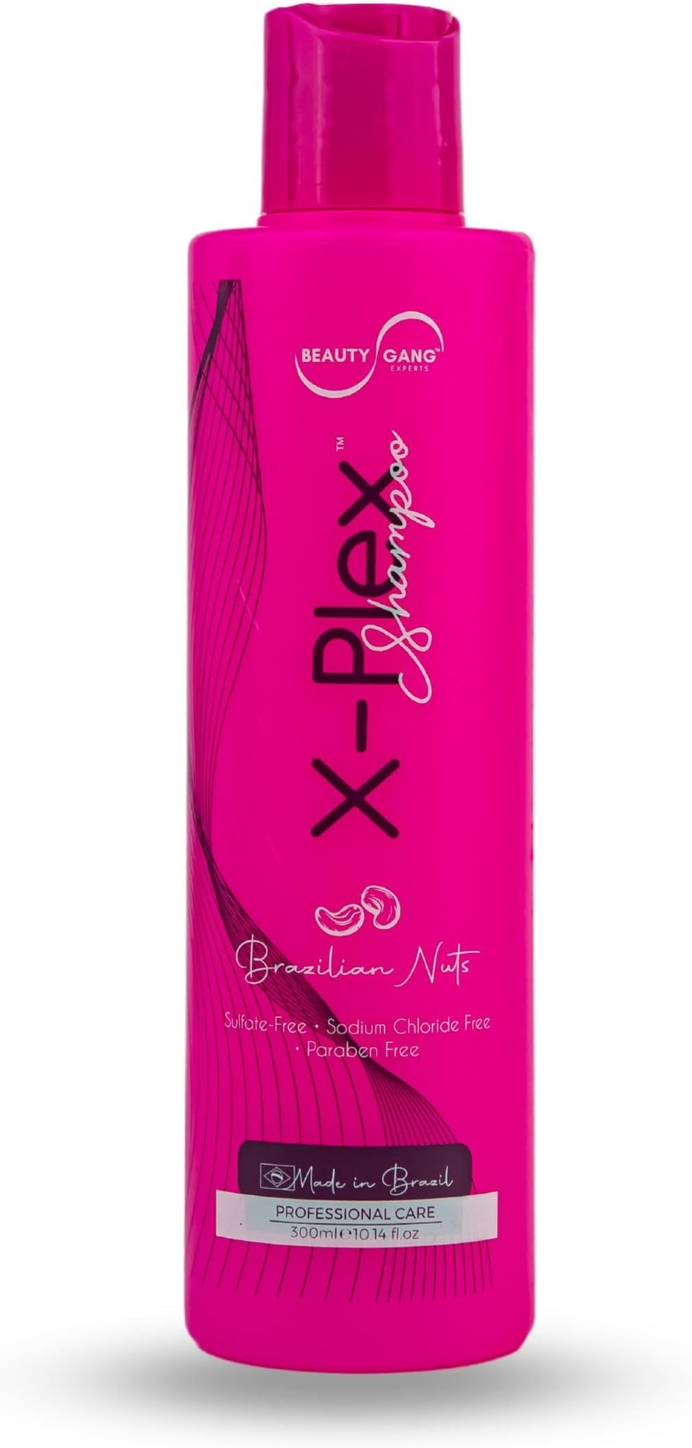 X-PLEX SHAMPOO 300ml | Sulphate and Paraben-Free Hair Taming Shampoo with Brazil Nut, Zinc, Vitamin A and C for Repair and Strenthening