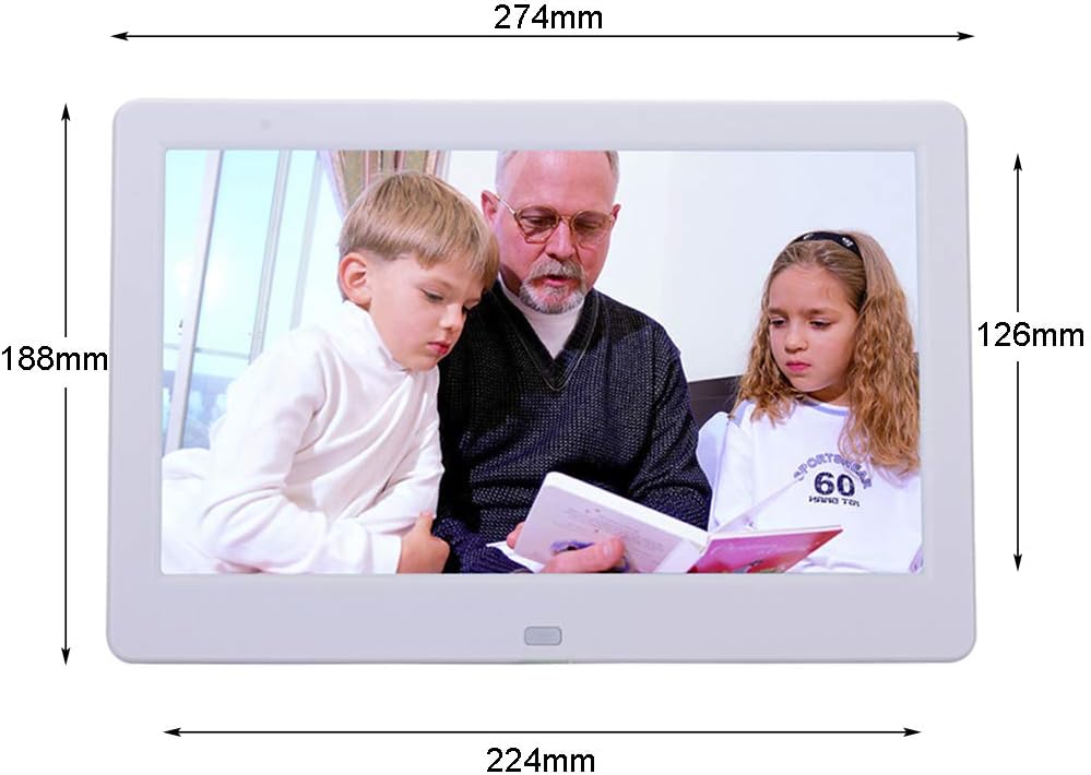 KEIAN 15インチ デジタルフォトフレーム KDPF15010N-WH