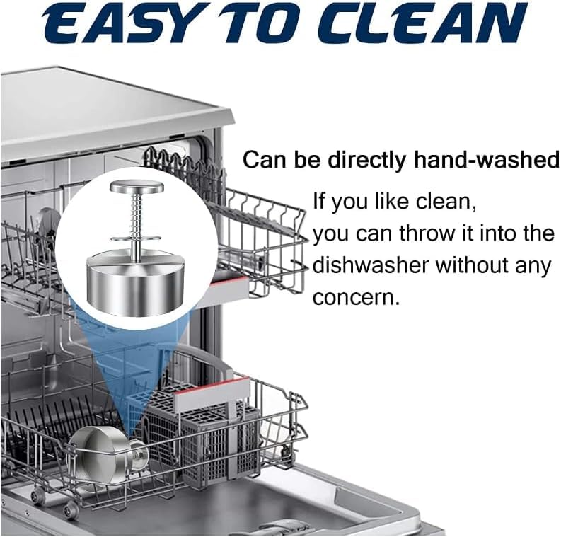 Amazon｜ハンバーガープレス DIY 手動ミートプレス 肉プレス