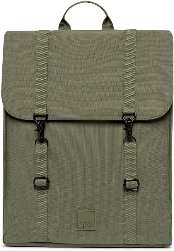 Lefrik - Handy Casual and Practical Laptop Backpack - 100% Recycled Fabric - Eco Friendly (New Mustard)