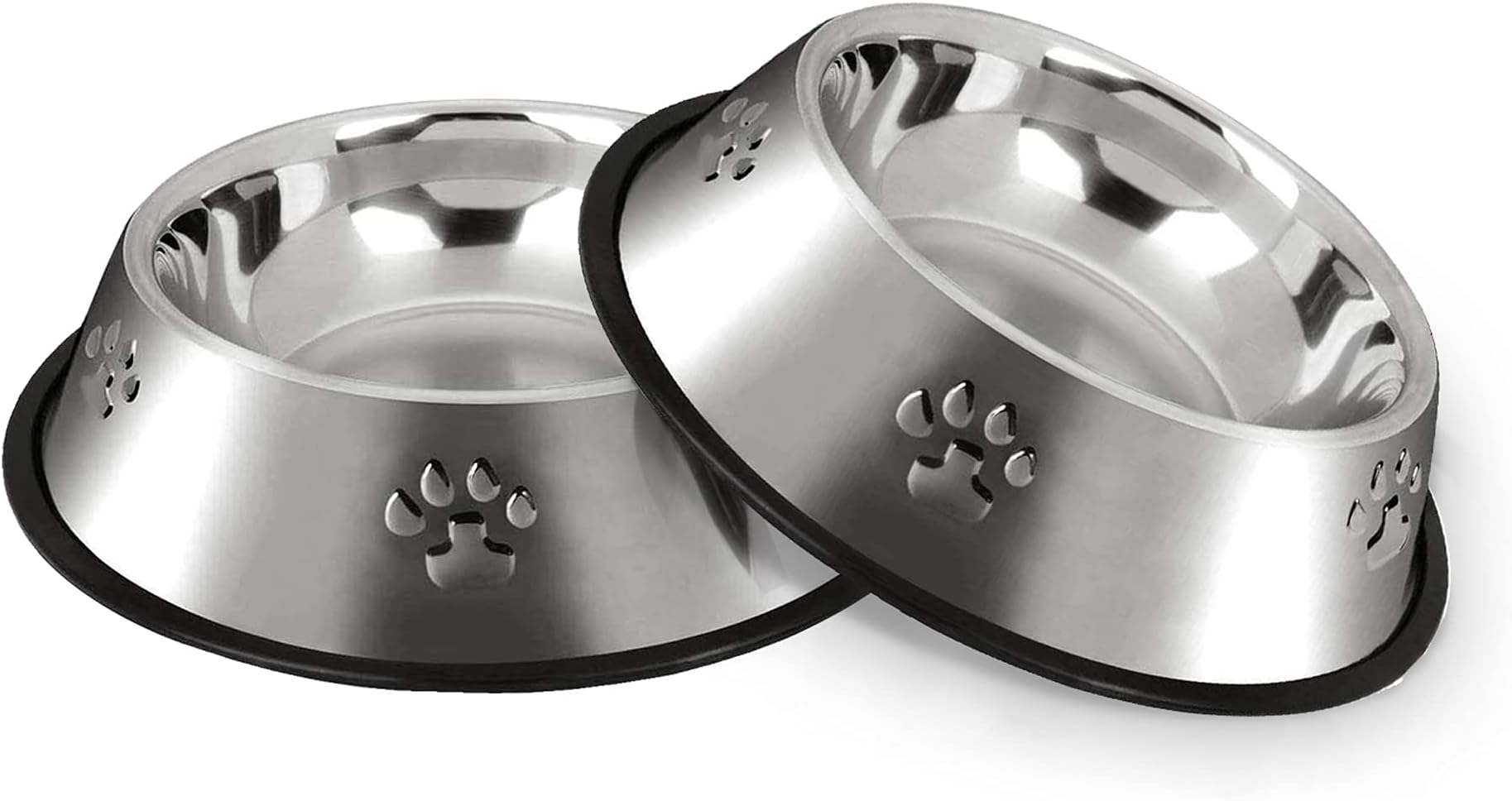 Hundenapf Edelstahl Groß – 2 Stück, 500 Ml, Für Große Hunde, Spülmaschinenfest, Rostfrei